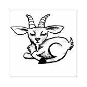 Geit                                               rubberstempel (Afrduk)