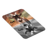 Geit Schattige Funny Clean Dirty Vaatwasser Magneet (Rechterzijde)