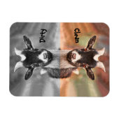 Geit Schattige Funny Clean Dirty Vaatwasser Magneet (Horizontaal)