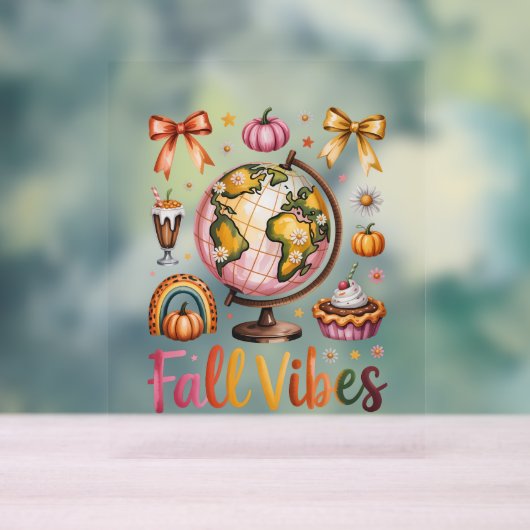 Geit Shirt Country Pumpkin Acryl Bord (Neutraal)