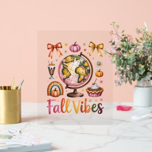 Geit Shirt Country Pumpkin Acryl Bord (Huwelijk)