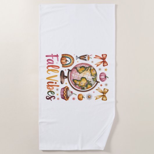 Geit Shirt Country Pumpkin Strandlaken (Voorkant)