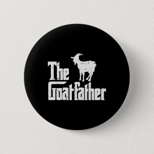 Geit Shirten Boerderij Dier Mannen Vrouwen Kindere Ronde Button 5,7 Cm