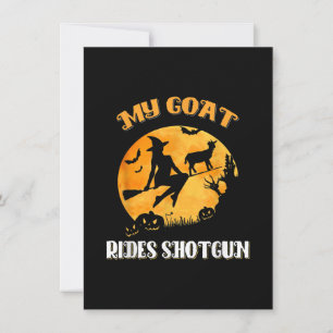 Geit Shotgun Enge Halloween Kaart