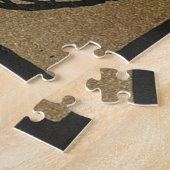 Geit - Square Animals Illustratie Jigzaag Puzzle Legpuzzel (Zijkant)