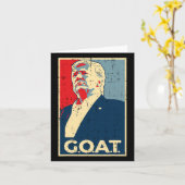 Geit Trump Poster 2024 Kaart (Gele Bloem)