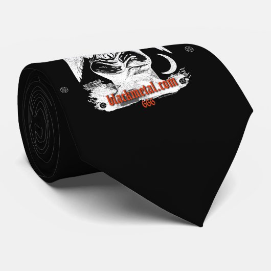 Geit van de zwarte Stropdas Mendes (Opgerold)