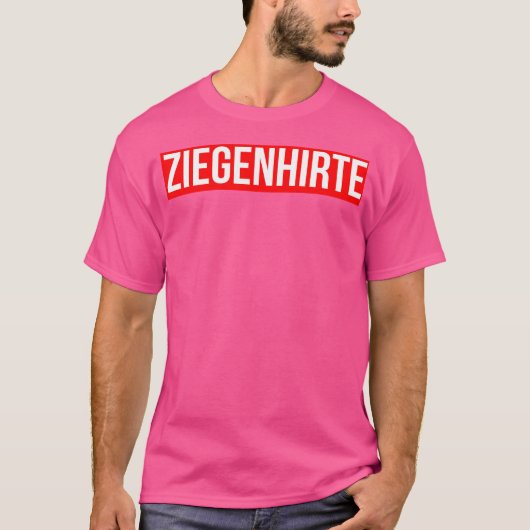 Geit voor Bauer Bock Schaap Geitenhouder T-shirt (Voorkant)