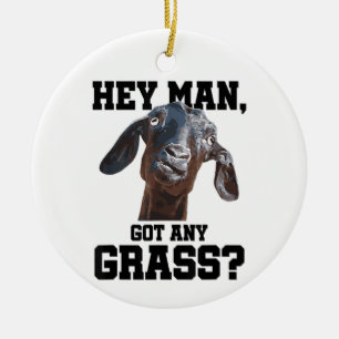 Geit voor geit liefhebbers boerderij kleding Meme  Keramisch Ornament