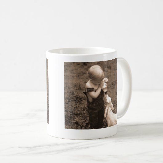 Geit voor kindervoeding koffiemok (Voorkant rechts)