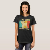 Geit voor Mannen Vrouwen Boeren Geitenspullen T-shirt (Voorkant volledig)