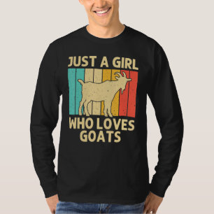 Geit voor meisjes Kinder Boerderij T-shirt
