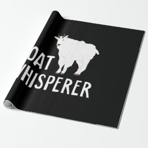 Geit Whisperer Funny Goat Boerderij Tshirt Pet Goa Cadeaupapier
