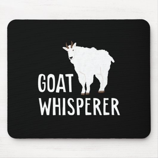 Geit Whisperer Funny Goat Boerderij Tshirt Pet Goa Muismat (Voorkant)