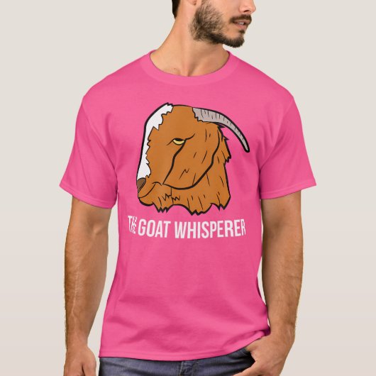 Geit Whisperer Funny Goat Farmer Love Goats T-shirt (Voorkant)