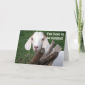 GEIT ZEGT-GOT TO BE KIDDING "40th" Kaart (Voorkant)