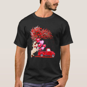 Geit Zonnebril Harten Boom Pickup Vrachtwagen Boer T-shirt