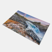 Geitafoss Waterfall, IJsland Deurmat (Schuin)