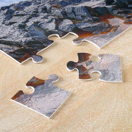 Geitafoss Waterfall, IJsland Legpuzzel (Zijkant)