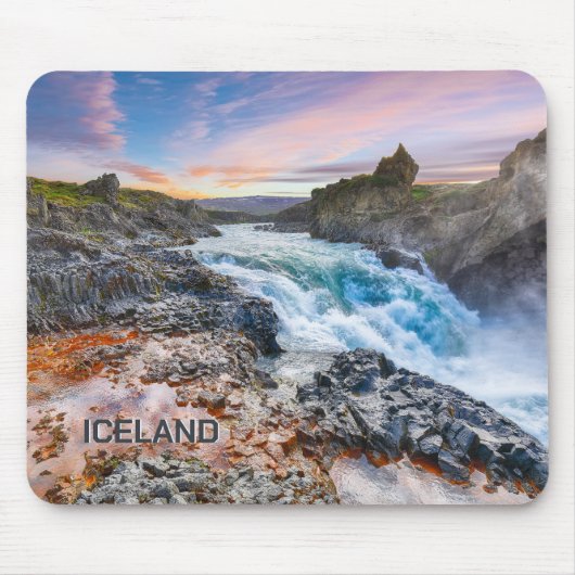 Geitafoss Waterfall, IJsland Muismat (Voorkant)