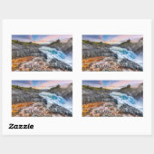 Geitafoss Waterfall, IJsland Rechthoekige Sticker (Vel)