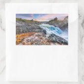 Geitafoss Waterfall, IJsland Rechthoekige Sticker (Tas)