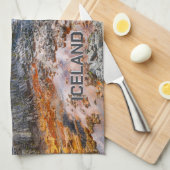 Geitafoss Waterfall, IJsland Theedoek (Quarter Fold)