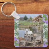Geiten 2 sleutelhanger (Voorkant)