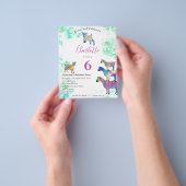 Geiten 6th Birthday Party Budget Flyer (Hand)