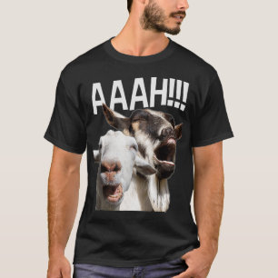 Geiten AAAAH Funny Crazy Goat Lover T-shirt