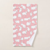 Geiten afspelen - Roze Bad Handdoek (Handdoek)
