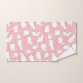 Geiten afspelen - Roze Bad Handdoek (Handdoek)