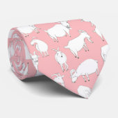 Geiten afspelen - Roze Stropdas (Opgerold)