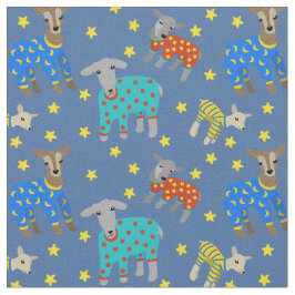 Geiten die pyjama's met sterren blauw gepatterd dr stof