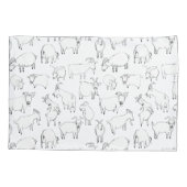 Geiten die spelen - Transparantie (kies uw eigen) Kussensloop (Achterkant)