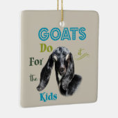 GEITEN | Doe het voor de Kinderen GetYerGoat™ Keramisch Ornament (Rechts)