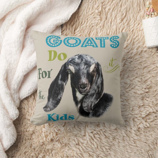 GEITEN | Doe het voor de Kinderen GetYerGoat™ Kussen (Deken)