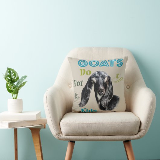 GEITEN | Doe het voor de Kinderen GetYerGoat™ Kussen (Stoel)