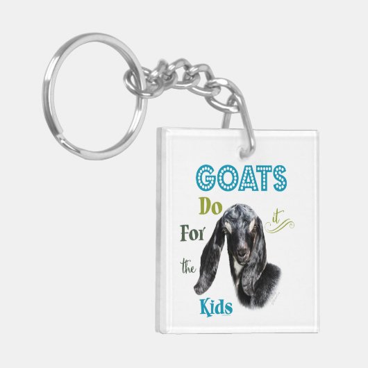 GEITEN | Doe het voor de Kinderen GetYerGoat™ Sleutelhanger (Voorkant Links)