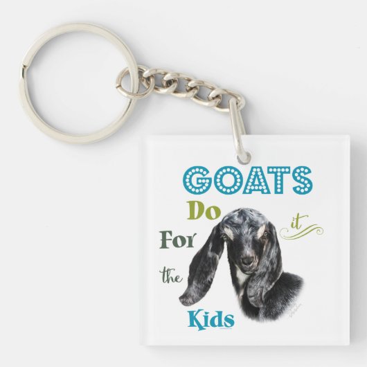 GEITEN | Doe het voor de Kinderen GetYerGoat™ Sleutelhanger (Voorkant)