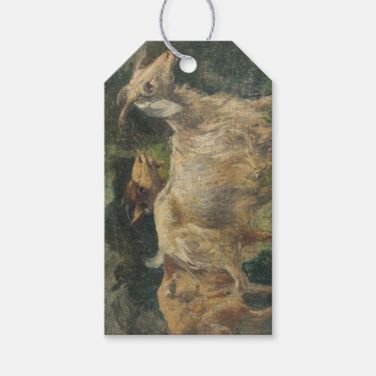 Geiten (door Vincenzo Caprile) Cadeaulabel (Voorkant)