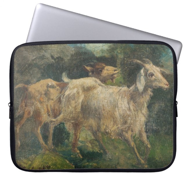 Geiten (door Vincenzo Caprile) Laptop Sleeve (Voorkant)