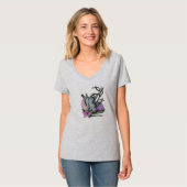 Geiten en bloemen t-shirt (Voorkant volledig)