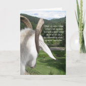 Geiten en groenere deegwaren Funny Retirement Kaar Kaart (Voorkant)