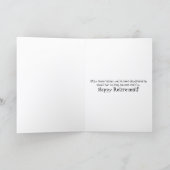 Geiten en groenere deegwaren Funny Retirement Kaar Kaart (Binnen)
