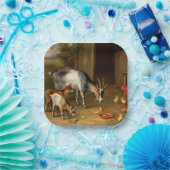 Geiten en kippen bij de Boerderij Papieren Bordje (Feest)