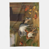 Geiten en kippen bij de Boerderij Theedoek (Verticaal)