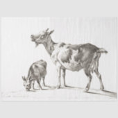 Geiten Ephemera Decoupage  Boerderij Tissuepapier (Voorkant)