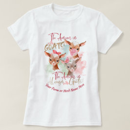 GEITEN | Het antwoord is meer geiten T-shirt