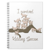 GEITEN | Ik overlevende moordseizoen door GetYerGo Notitieboek (Voorkant)